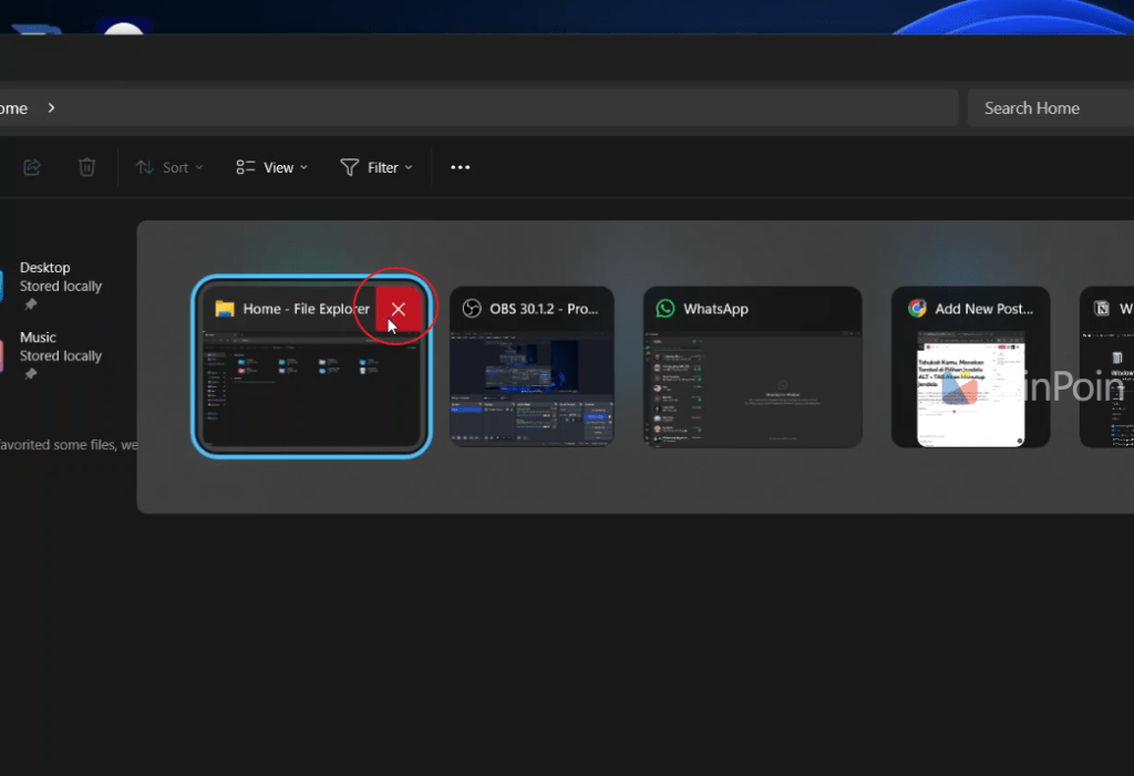 Tahukah Kamu, Menekan Tombol Delete di ALT + TAB Akan Menutup Jendela&nbsp;Terpilih!