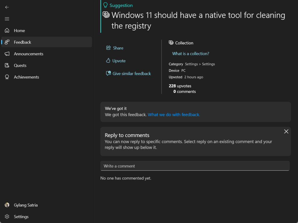 Ajuan Registry Cleaner Native di Windows 11 Ditolak Microsoft,&nbsp;Kenapa?